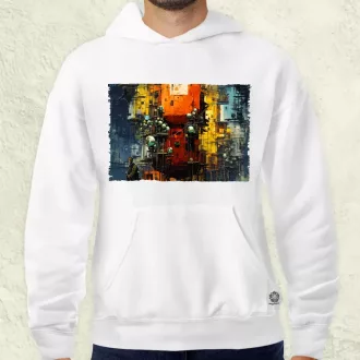 Pareidolia Pókember város fantázia v3 férfi pulóver