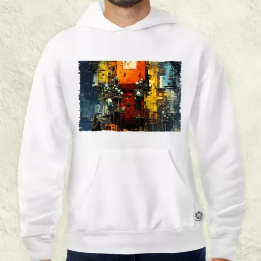 Pareidolia Pókember város fantázia v3 férfi pulóver