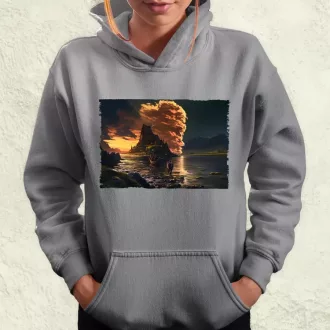 Pareidolia Ragnar skandináv táj fantázia v1 női pulóver