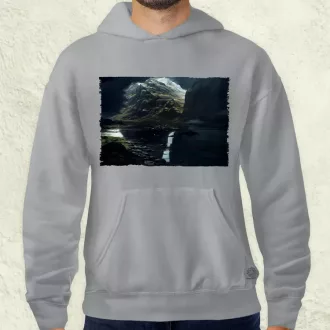   Pareidolia Ragnar skandináv táj fantázia v2 férfi pulóver