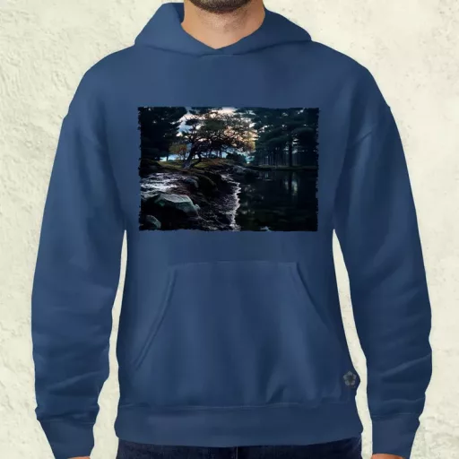 Pareidolia Ragnar skandináv táj fantázia v4 férfi pulóver