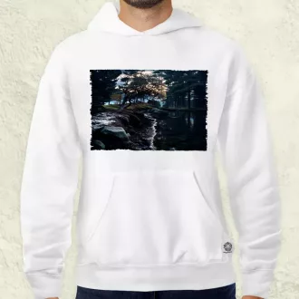   Pareidolia Ragnar skandináv táj fantázia v4 férfi pulóver