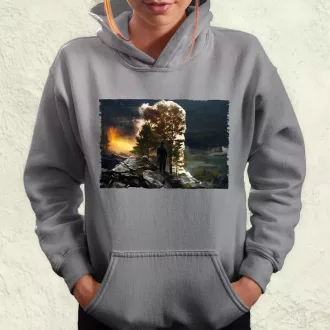 Pareidolia Ragnar skandináv táj fantázia v5 női pulóver
