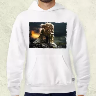   Pareidolia Ragnar skandináv táj fantázia v5 férfi pulóver
