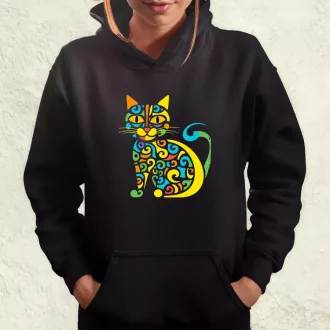 Pop art graffiti macska v1 női pulóver