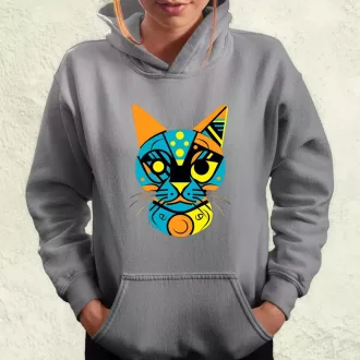 Pop art graffiti macska v2 női pulóver