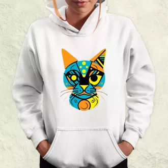 Pop art graffiti macska v2 női pulóver
