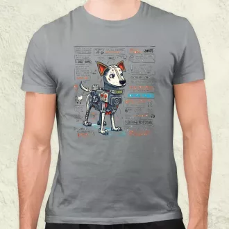 Robotkutya vázlat v1 férfi póló