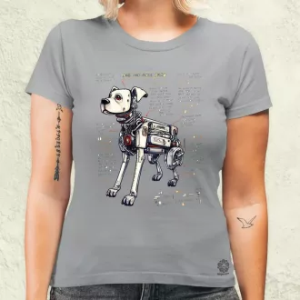Robotkutya vázlat v2 női póló