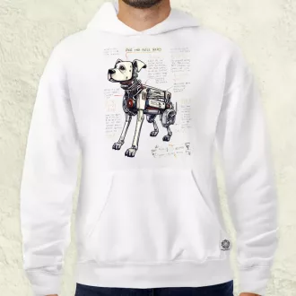 Robotkutya vázlat v2 férfi pulóver