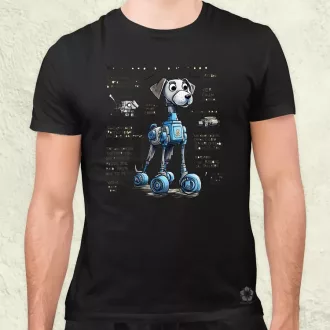 Robotkutya vázlat v3 férfi póló
