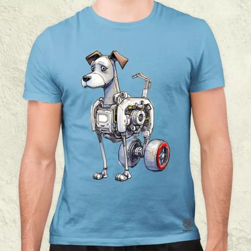 Robotkutya vázlat v5 férfi póló