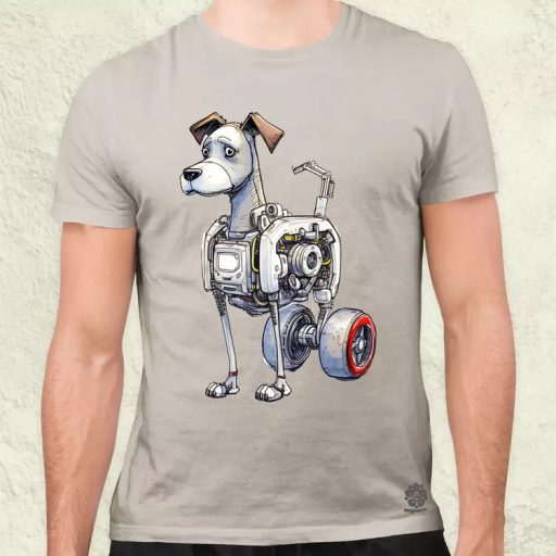 Robotkutya vázlat v5 férfi póló
