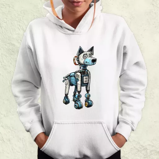 Robotkutya vázlat v6 női pulóver