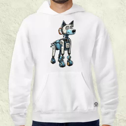 Robotkutya vázlat v6 férfi pulóver