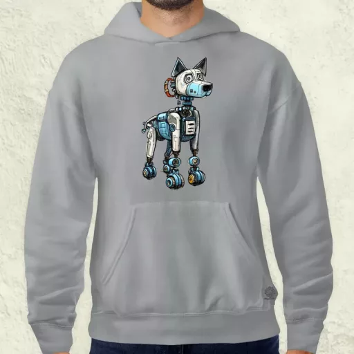 Robotkutya vázlat v6 férfi pulóver