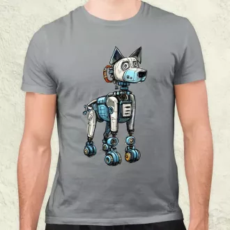 Robotkutya vázlat v6 férfi póló