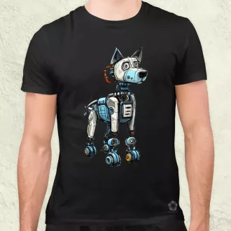 Robotkutya vázlat v6 férfi póló