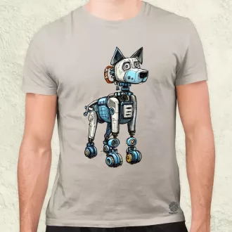 Robotkutya vázlat v6 férfi póló