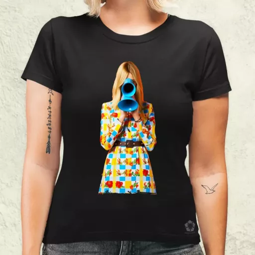 Szürreál pop art fantázia v3 női póló