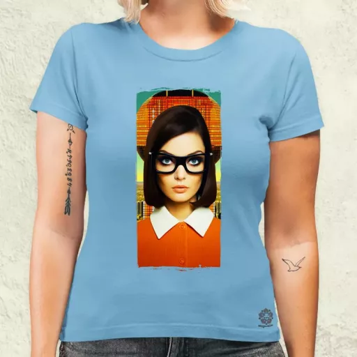 Szürreál pop art fantázia v4 női póló