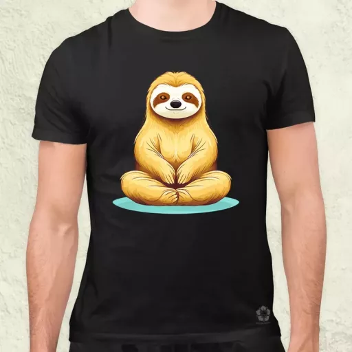 Zen lajhár v1 férfi póló