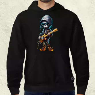 Gitáros srác v1 férfi pulóver