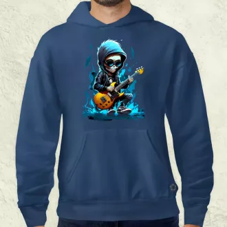 Gitáros srác v2 férfi pulóver