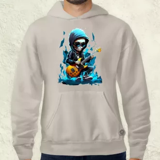 Gitáros srác v2 férfi pulóver
