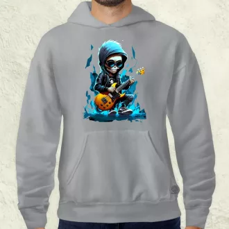 Gitáros srác v2 férfi pulóver