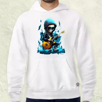 Gitáros srác v2 férfi pulóver