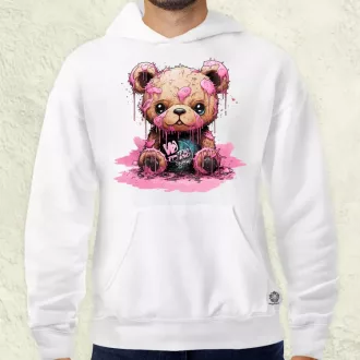 Graffiti pink maci v3 férfi pulóver