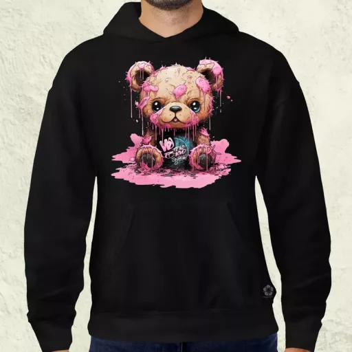 Graffiti pink maci v3 férfi pulóver