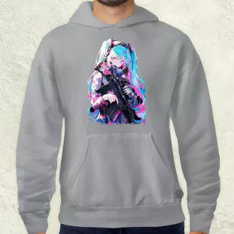 Hatsune Miku fanart v1 férfi pulóver