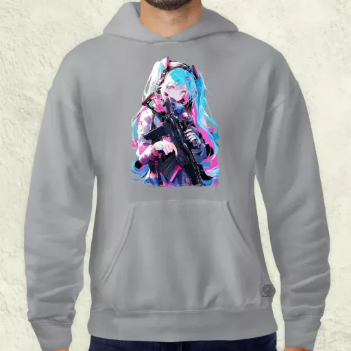 Hatsune Miku fanart v1 férfi pulóver