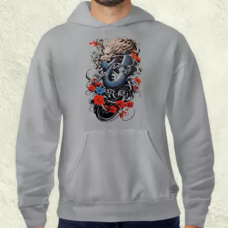 Irezumi sárkány férfi pulóver