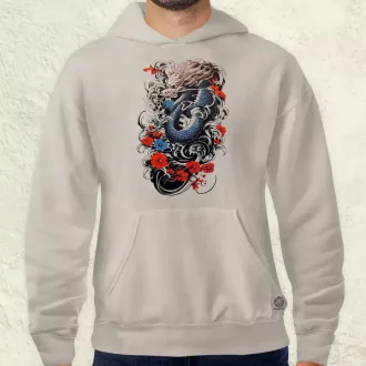 Irezumi sárkány férfi pulóver