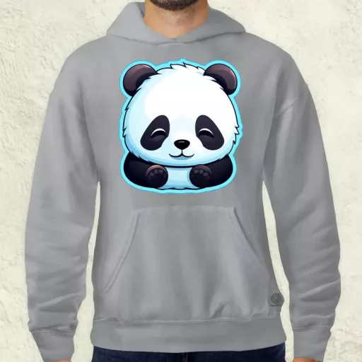 Kawaii panda v1 férfi pulóver