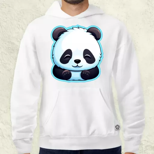 Kawaii panda v1 férfi pulóver
