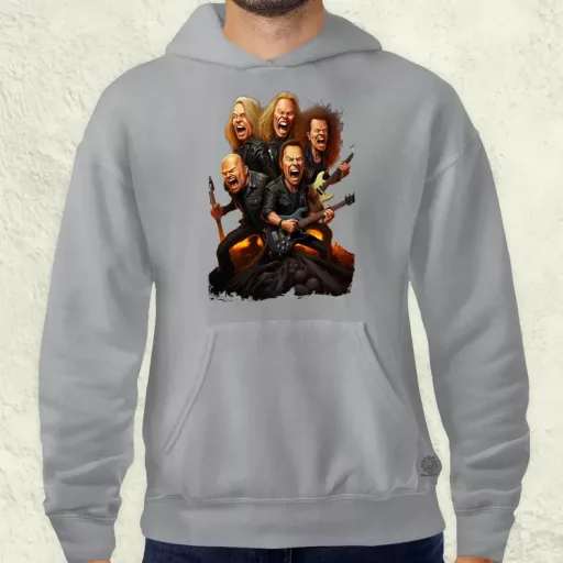 Metallica karikatúra v1 férfi pulóver