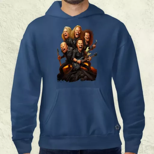 Metallica karikatúra v1 férfi pulóver