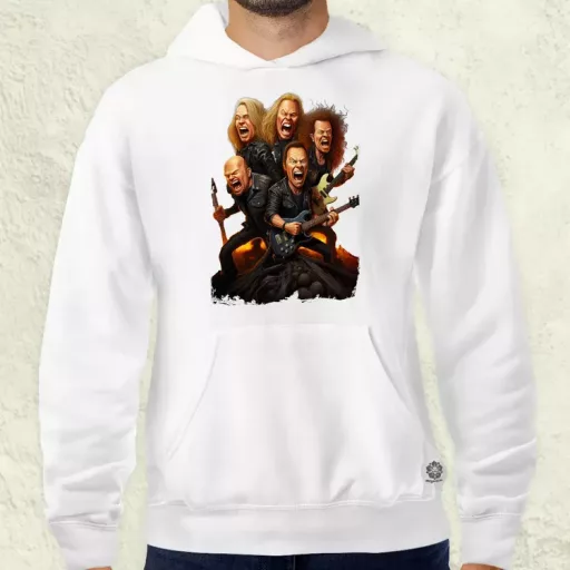 Metallica karikatúra v1 férfi pulóver