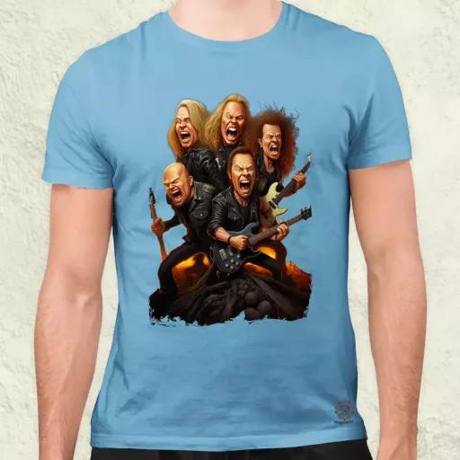 Metallica karikatúra v1 férfi póló