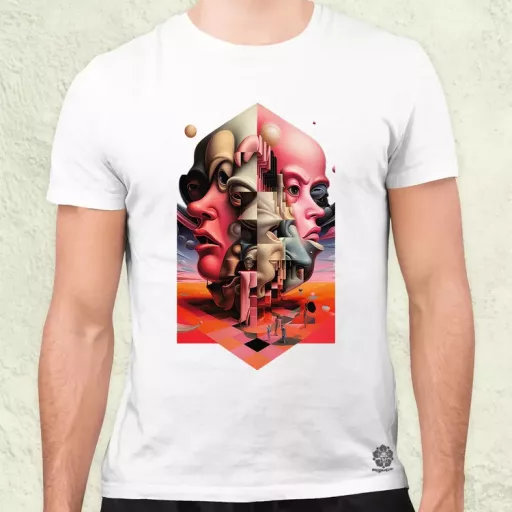 Neo szürreál fantázia v1 férfi póló