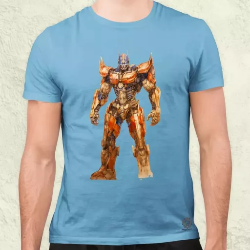 Optimus fanart v1 férfi póló