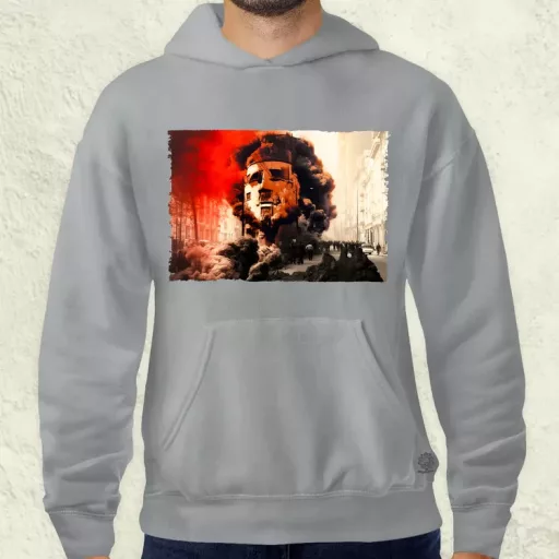 Pareidolia Che Guevara város fantázia v2 férfi pulóver