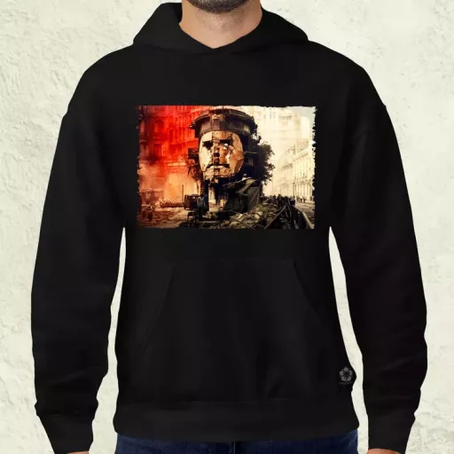 Pareidolia Che Guevara város fantázia v4 férfi pulóver