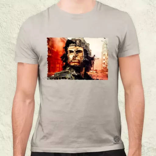 Pareidolia Che Guevara város fantázia v5 férfi póló
