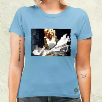 Pareidolia Marilyn Monroe város fantázia v1 női póló