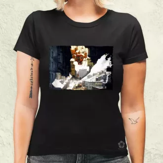 Pareidolia Marilyn Monroe város fantázia v1 női póló